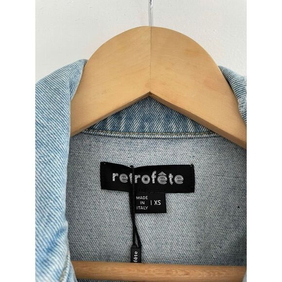 NWT Retrofete Cora Denim Jumpsuit XS - Picture 13 of 16